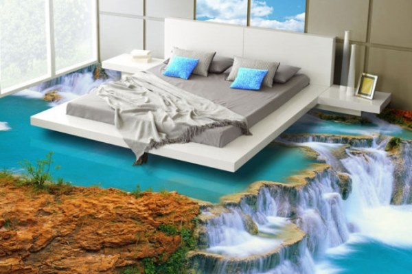 Biến ngôi nhà thành thủy cung với gạch 3D Biến ngôi nhà thành thủy cung với gạch 3D