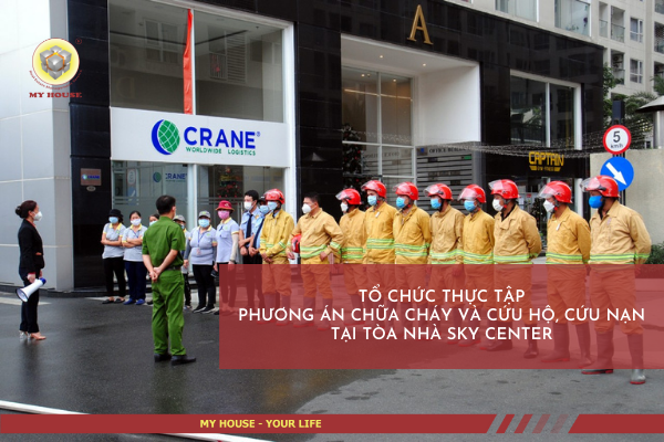 Tổ Chức Thực Tập Phương Án Chữa Cháy Và Cứu Hộ, Cứu Nạn Tại Tòa Nhà Sky Center Tổ Chức Thực Tập Phương Án Chữa Cháy Và Cứu Hộ, Cứu Nạn Tại Tòa Nhà Sky Center